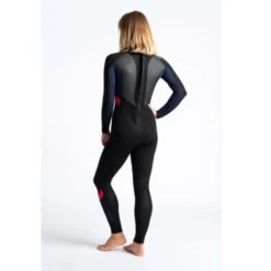 C-Skins Element 3/2mm Womens Wetsuit Black Slate Black Coral - UK 8 -Surf Gear Shop cel32stwbkslcrquarter2 59990
