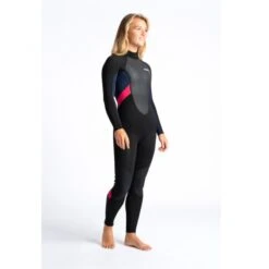 C-Skins Element 3/2mm Womens Wetsuit Black Slate Black Coral - UK 8 -Surf Gear Shop cel32stwbkslcrquarter4 46193