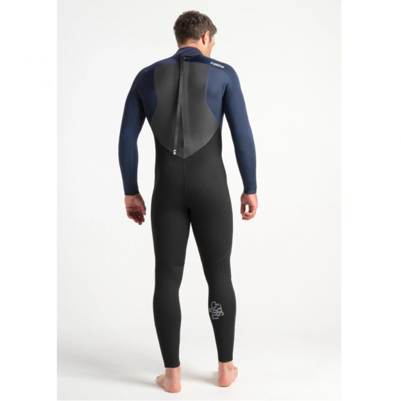 C-Skins Legend 5/4/3mm Wetsuit Back Zip Black Navy - Large Tall LT 2 C-Skins Legend 5/4/3mm Wetsuit Back Zip Black Navy - Large Tall LT - Image 2