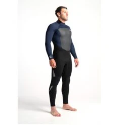 C-Skins Legend 5/4/3mm Wetsuit Back Zip Black Navy - Large Tall LT 13 C-Skins Legend 5/4/3mm Wetsuit Back Zip Black Navy - Large Tall LT -Surf Gear Shop cle54mbzbksngyquarter2 34218