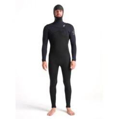 C-Skins Session Hooded 5/4mm Wetsuit - Medium Small MS 13 C-Skins Session Hooded 5/4mm Wetsuit - Medium Small MS -Surf Gear Shop cskinssession54hoodedchestzipwetsuitsteamerfront copy 2 41328