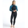 C-Skins Surflite 5/4/3mm Womens Wetsuit Back Zip Black Blue Marine - UK 10