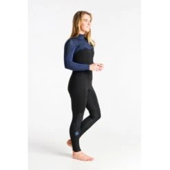 C-Skins Solace 4/3mm Womens Wetsuit Chest Zip Black Bluestone - UK 8 19 C-Skins Solace 4/3mm Womens Wetsuit Chest Zip Black Bluestone - UK 8 -Surf Gear Shop cso43wczbkbscsquarter3 33508