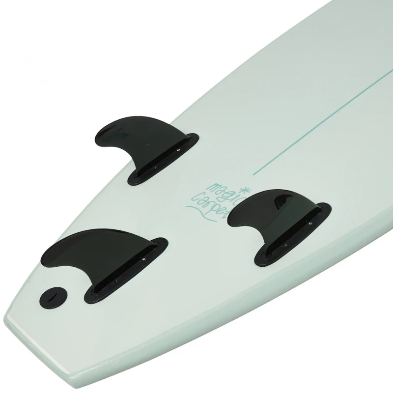 Foamie 7ft Magic Carpet Soft Surfboard Olive 2 Foamie 7ft Magic Carpet Soft Surfboard Olive - Image 2