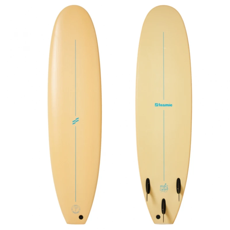 Foamie 7ft Magic Carpet Soft Surfboard Sand 1 Foamie 7ft Magic Carpet Soft Surfboard Sand