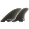 FCS II Split Keel Quad Surfboard Fin Set Smoke