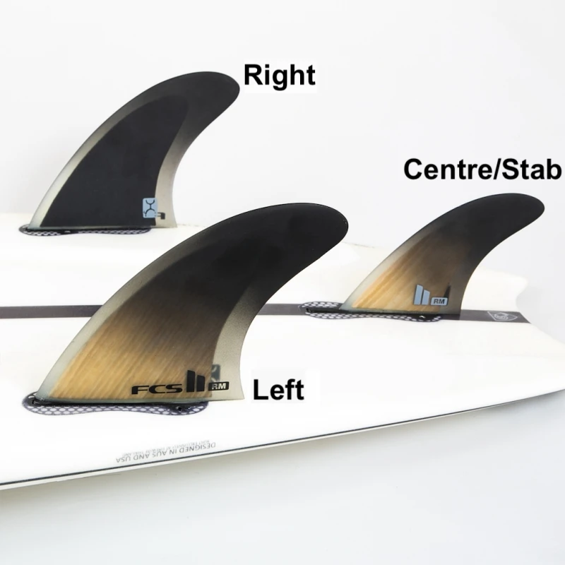 FCS II Replacement RM Rob Machado Twin Plus Fins - Left 1 FCS II Replacement RM Rob Machado Twin Plus Fins - Left