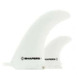 Shapers 2+1 Longboard Fin Set 7 Inch Futures Side Bites