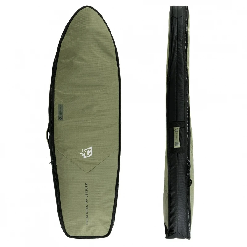 Creatures Double Fish Surfboard Travel Bag 6ft7 Military Green 1 Creatures Double Fish Surfboard Travel Bag 6ft7 Military Green