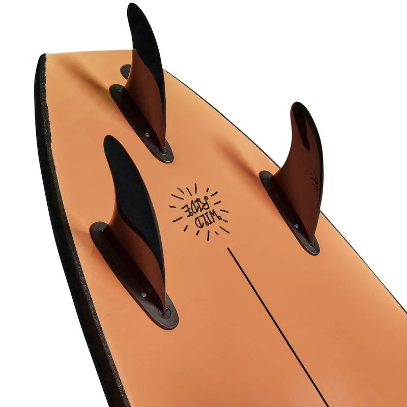 Foamie 6ft Wild Ride Soft Surfboard Black Coral 2 Foamie 6ft Wild Ride Soft Surfboard Black Coral - Image 2