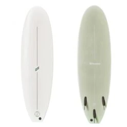 Foamie 6ft Wild Ride Soft Surfboard White Olive