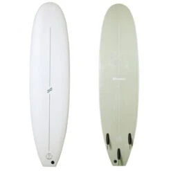 Foamie 7ft Magic Carpet Soft Surfboard White Olive