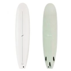 Foamie 7ft6 Magic Carpet Soft Surfboard White Olive
