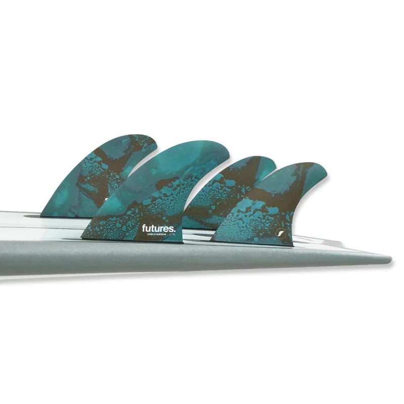 FCS Futures Fins Christenson Tri-Quad 5 Fin Set 2 FCS Futures Fins Christenson Tri-Quad 5 Fin Set - Image 2