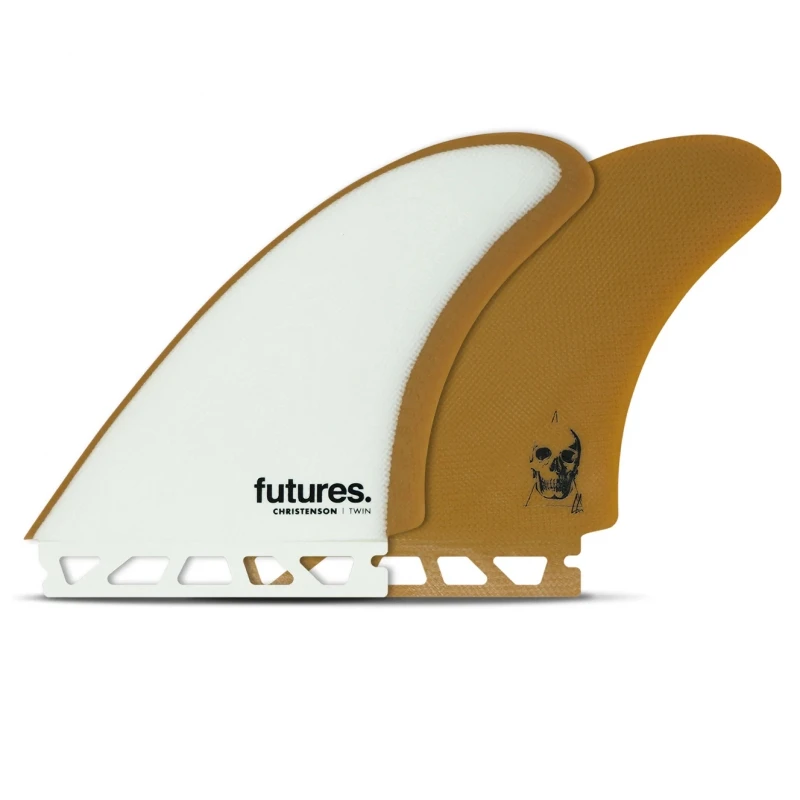 FCS Futures Fins Christenson Twin Fin Set 1 FCS Futures Fins Christenson Twin Fin Set
