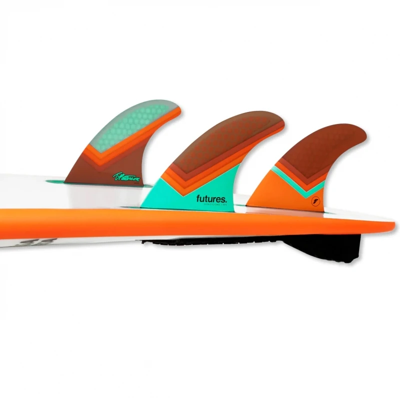 Futures Fins TP1 Large Honeycomb Thruster Surfboard Fins 2 Futures Fins TP1 Large Honeycomb Thruster Surfboard Fins - Image 2