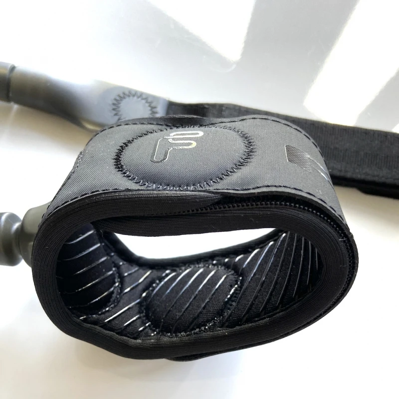 FCS 6ft Freedom Helix Leash Natural Black 4 FCS 6ft Freedom Helix Leash Natural Black - Image 4