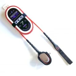 FCS 7ft Freedom Helix Leash Red Black