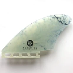 Koalition Keels Surfboard Fin Set White Marble Futures