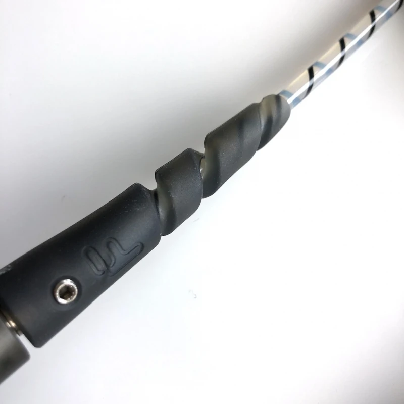 FCS 6ft Freedom Helix Comp Leash Natural Black 2 FCS 6ft Freedom Helix Comp Leash Natural Black - Image 2