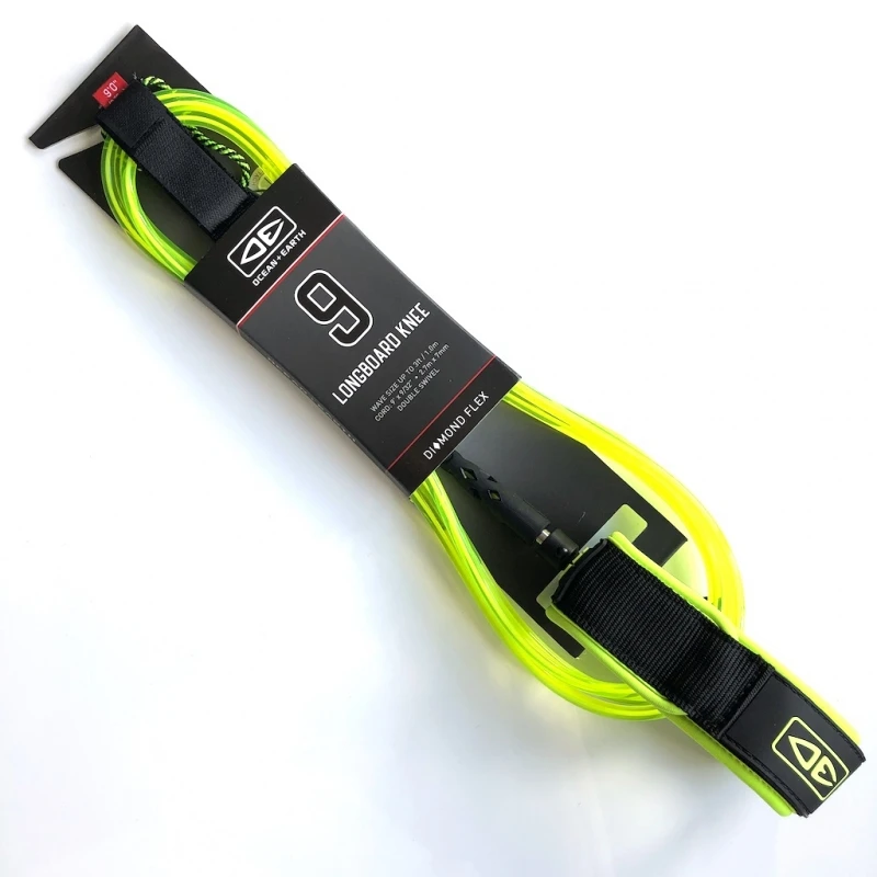 Ocean And Earth Regular Surfboard Leash 9ft Longboard - Black 2 Ocean And Earth Regular Surfboard Leash 9ft Longboard - Black - Image 2