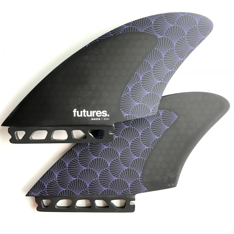 Futures Fins Rasta Keels Twin Fin Set 1 Futures Fins Rasta Keels Twin Fin Set