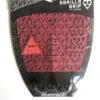 Gorilla Tres Surfboard Tail Pad Red Plum Black