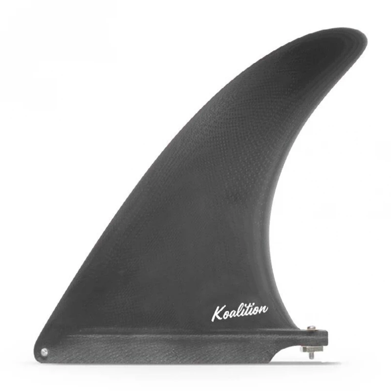 Koalition Mid Length Surfboard Fin 7.5 Black 1 Koalition Mid Length Surfboard Fin 7.5 Black