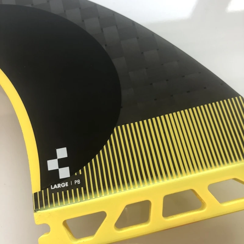 Futures Fins P8 Blackstix Pivot Thruster Fins Large 4 Futures Fins P8 Blackstix Pivot Thruster Fins Large - Image 4