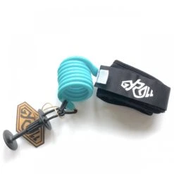 Science Gyroll Variable Bodyboard Leash Aqua