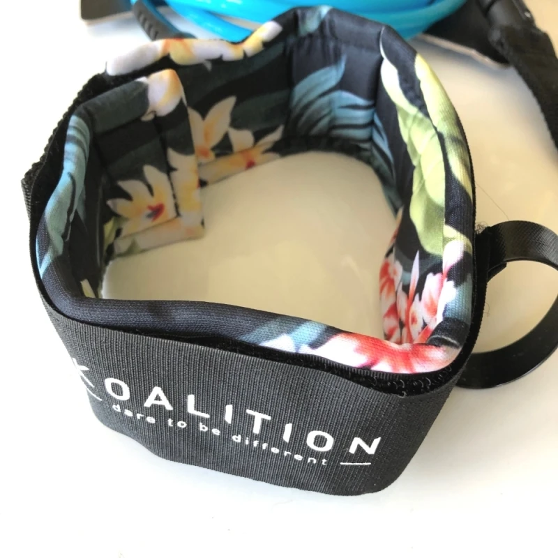 Koalition 9ft Waikiki Longboard Knee Leash Black 2 Koalition 9ft Waikiki Longboard Knee Leash Black - Image 2