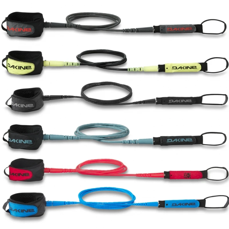 Dakine Kaimana ProComp Surfboard Leash 6ft - Black 1 Dakine Kaimana ProComp Surfboard Leash 6ft - Black