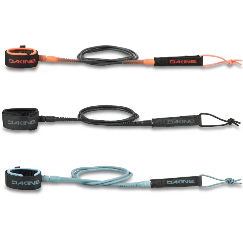 Dakine Kainui Plus 6ft Surfboard Leash - Black 1 Dakine Kainui Plus 6ft Surfboard Leash - Black