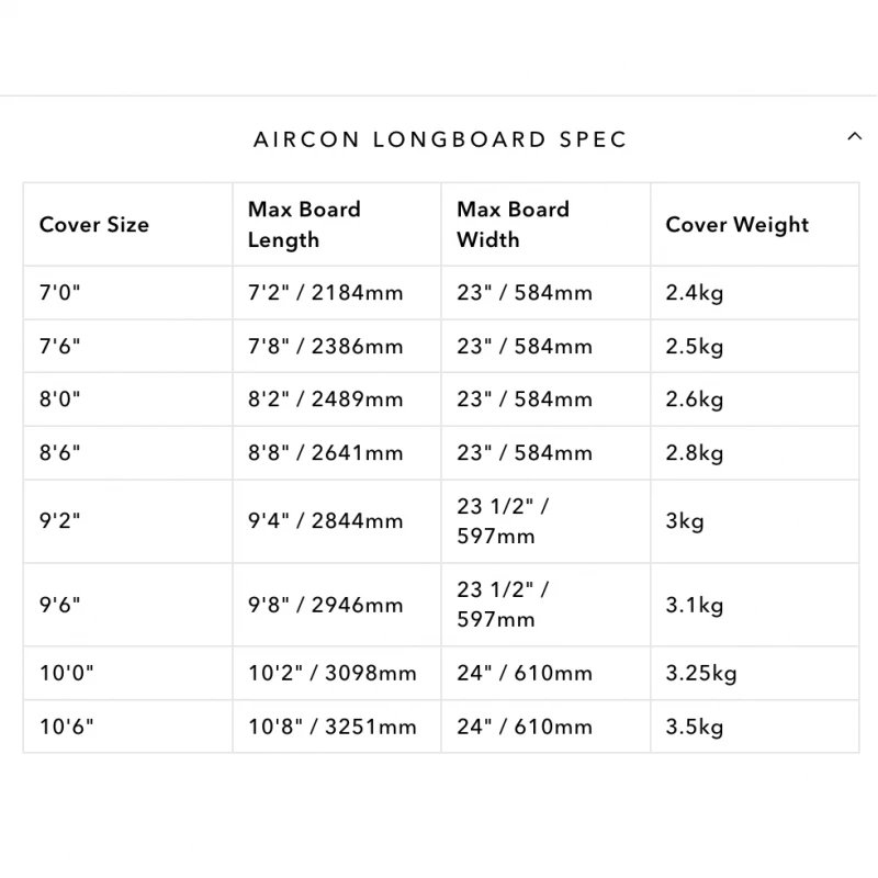 Ocean Earth Aircon 10mm XP Mini-Mal Travel Bag - 7ft 12 Ocean Earth Aircon 10mm XP Mini-Mal Travel Bag - 7ft - Image 12