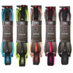 Ocean And Earth Regular Surfboard Leash 6ft - Pink