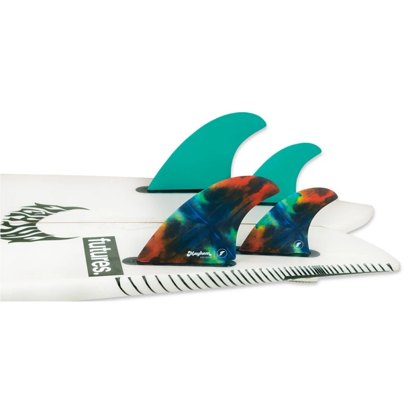 Futures Fins Evil Quad Fin Set Tie Dye 2 Futures Fins Evil Quad Fin Set Tie Dye - Image 2