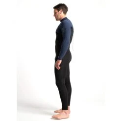C-Skins Session 4/3mm Wetsuit GBS Back Zip - Large Tall LT -Surf Gear Shop mens sessionbz4x3 ultracyan side1 72790