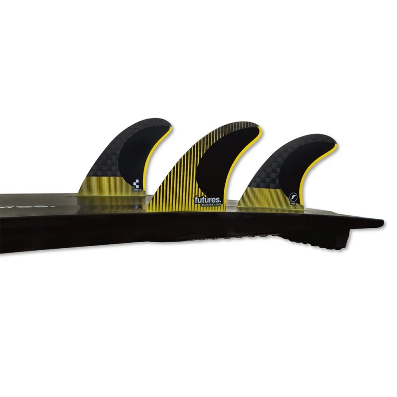 Futures Fins P8 Blackstix Pivot Thruster Fins Large 2 Futures Fins P8 Blackstix Pivot Thruster Fins Large - Image 2