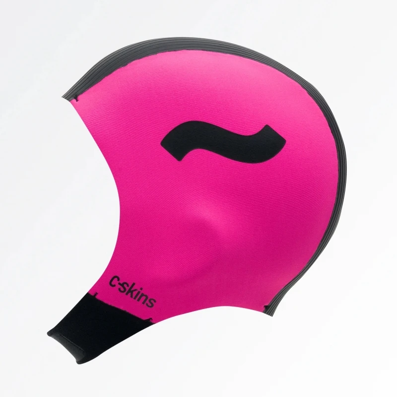 C-Skins Swim Research 3mm Swim Cap Pink - Medium 2 C-Skins Swim Research 3mm Swim Cap Pink - Medium - Image 2