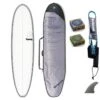 Torq 7ft4 Volume Plus Surfboard Package Grey Pinline