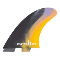 FCS II MR PC Surfboard Fins Black Colour Swirl