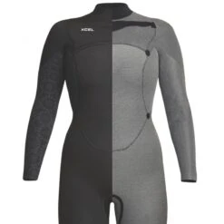 Xcel Womens Comp 5/4mm Chest Zip Wetsuit - USA 10T (UK 12 Tall) -Surf Gear Shop womens comp zoom 99340